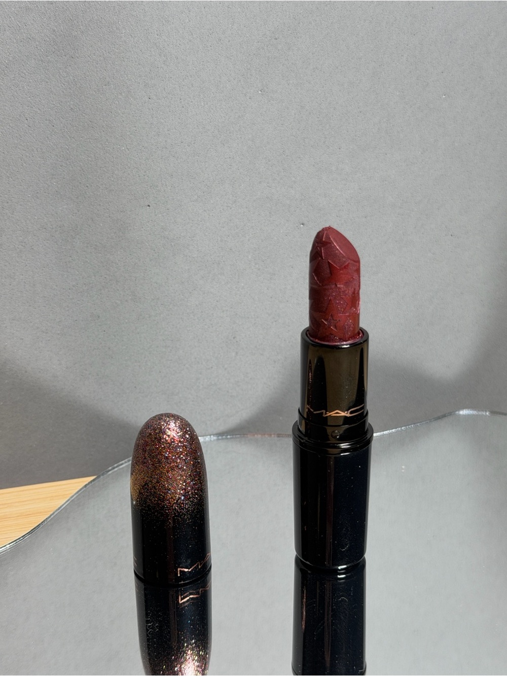 MAC Walk of Flame Limited Edition Lipstick RARE New Unused No Box Cosmetic Flaw